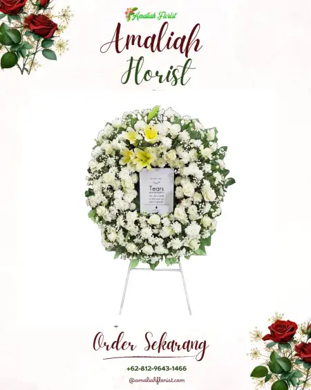 Krans Bunga Duka Amuma